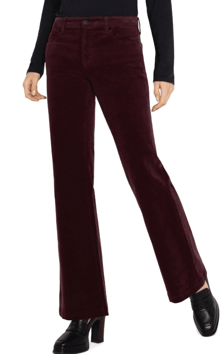 Corduroy Hannah Flare (Blackberry)