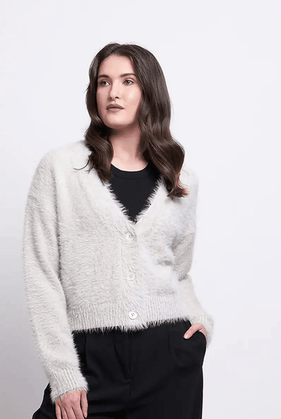 Oyster Good Fluff Cardigan