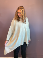 Grey Wool Pullover Sweater