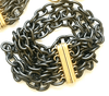 Oxidized Silver Knox 5 Strand Bracelet