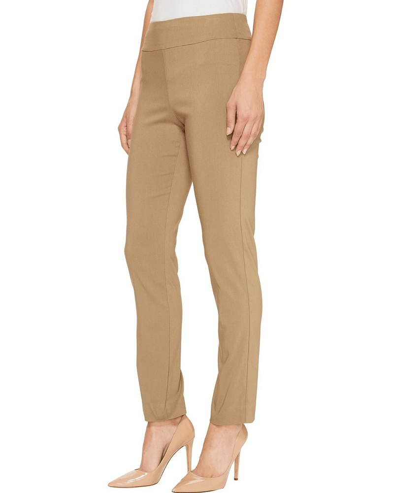 Taupe Pull-on Ankle Pant