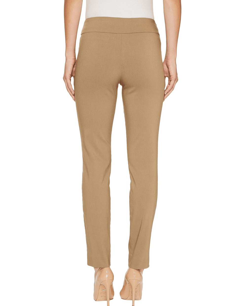 Taupe Pull-on Ankle Pant