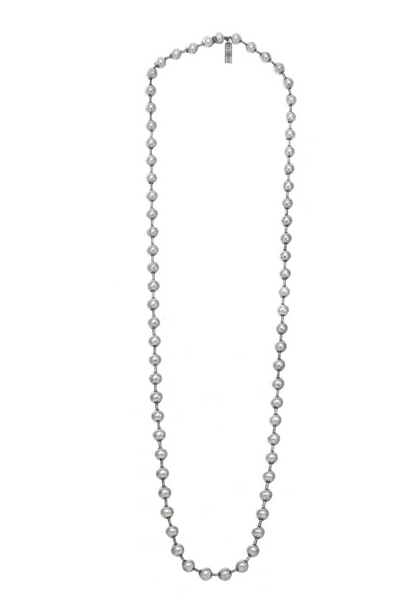 Antique Silver Long Radmilla Necklace