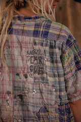 Yarn-Dyed Patchwork Perletta Shirt