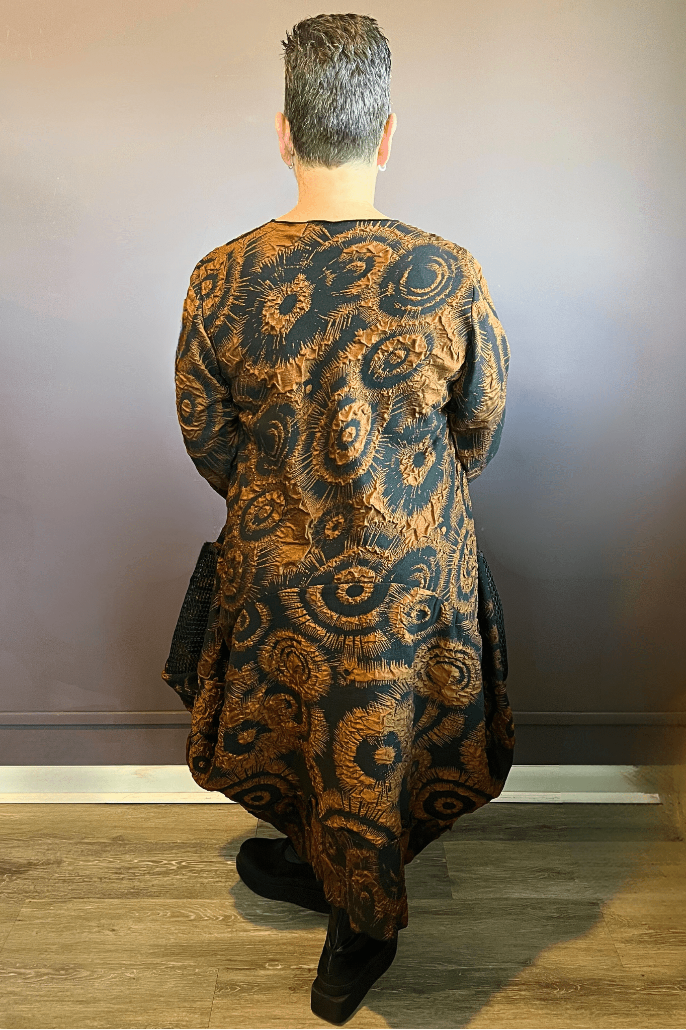 Bronze Cocoon Dress - Plus Size