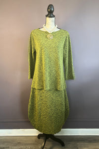 3/4 A-Line Boatneck Top