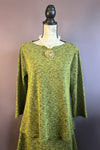 3/4 A-Line Boatneck Top
