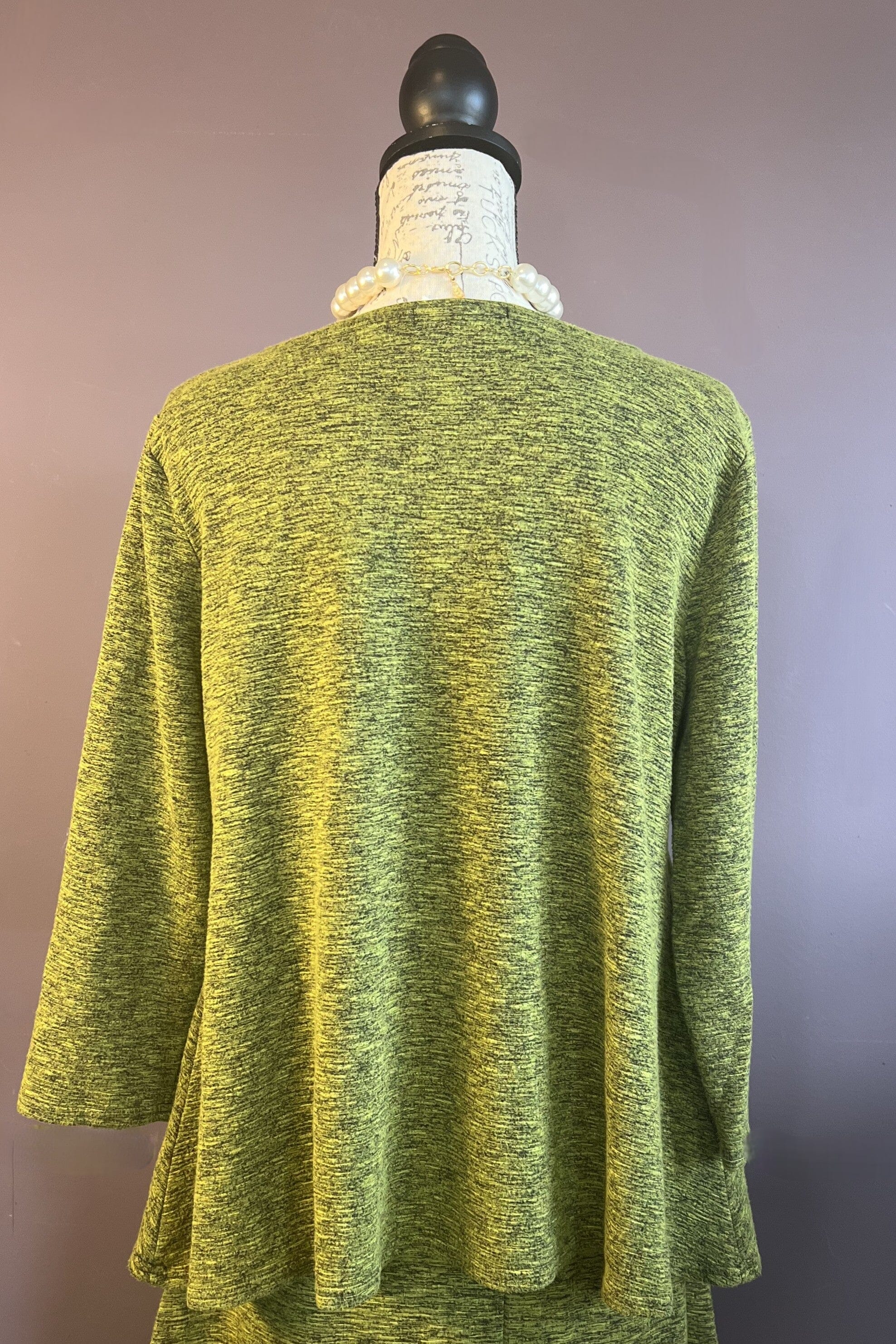 3/4 A-Line Boatneck Top
