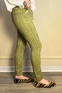 Drawstring Skinny Pull-On Pant
