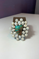 2. Turquoise & Pearl Buckle Belt