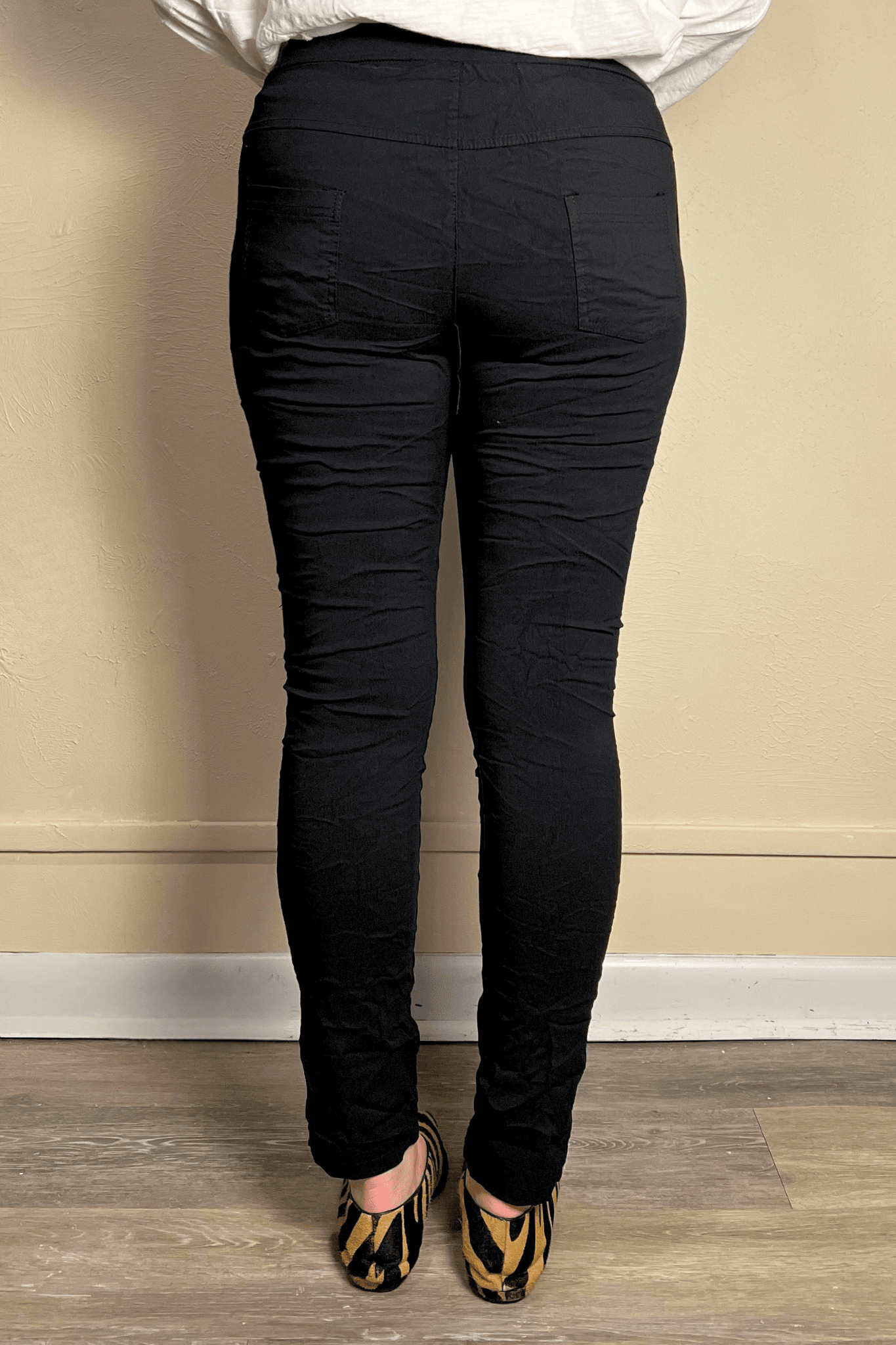 Drawstring Skinny Pull-On Pant