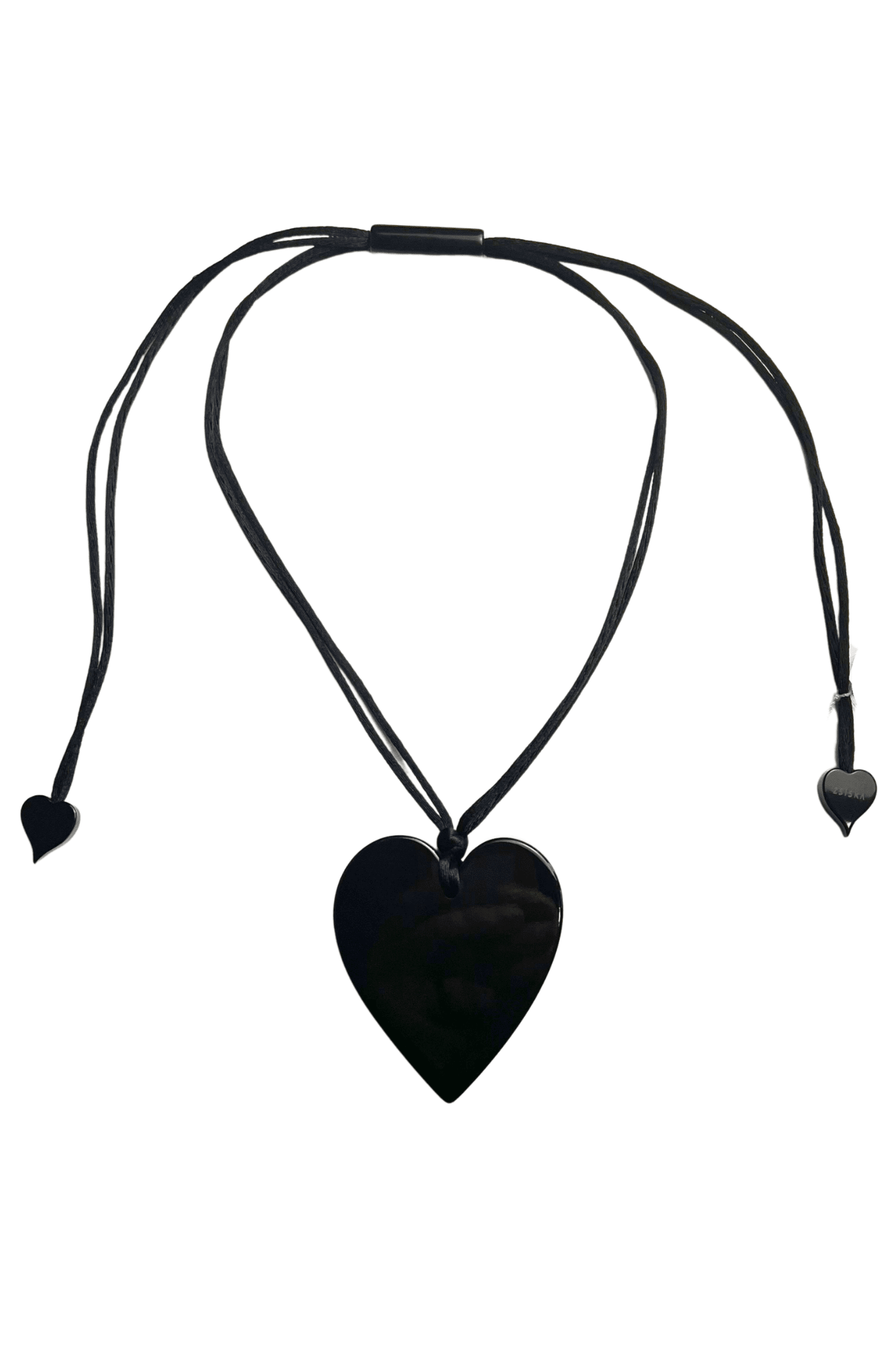Black Heart Pendant Necklace