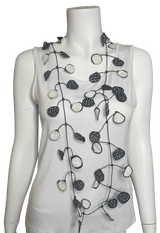 Speckled Fabric Necklace