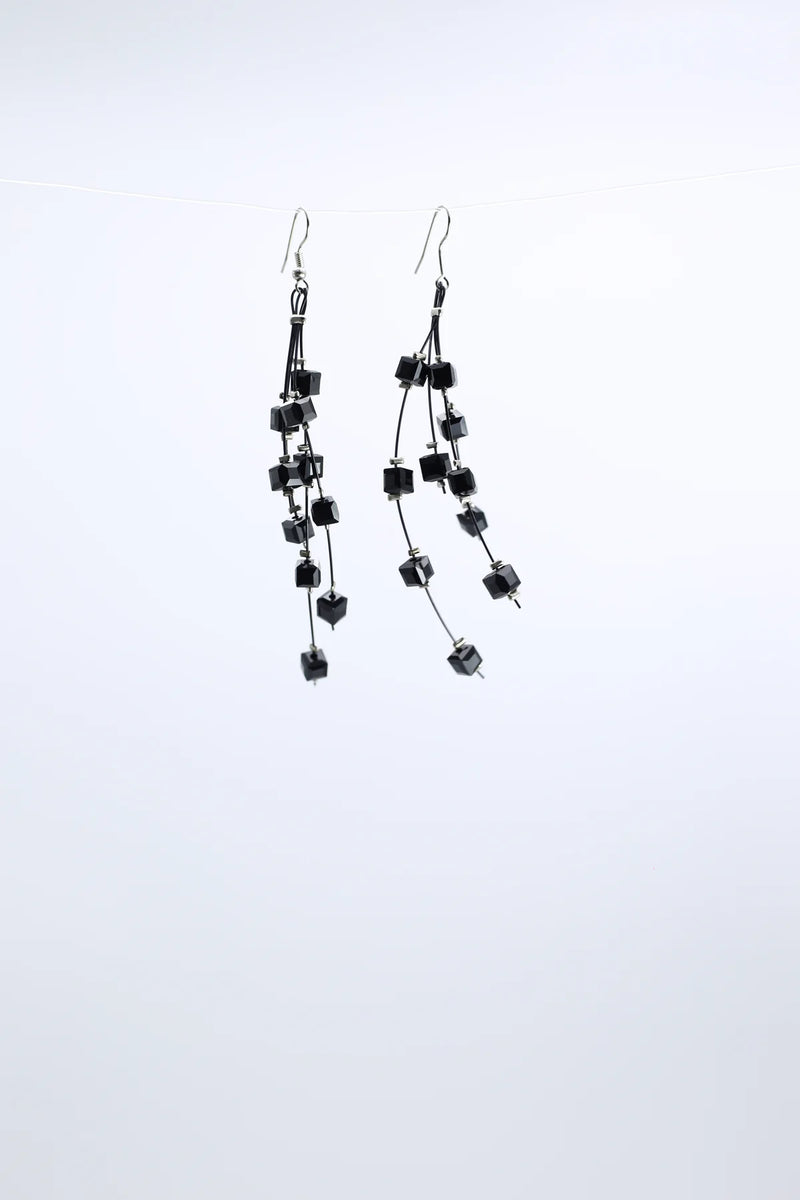 Crystal Cube Earrings
