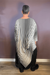 Black Stripe Tunic Top