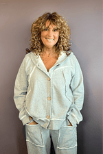 Heather Grey Crop Jacket
