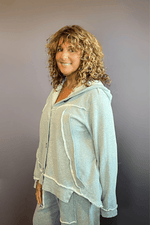 Heather Grey Crop Jacket