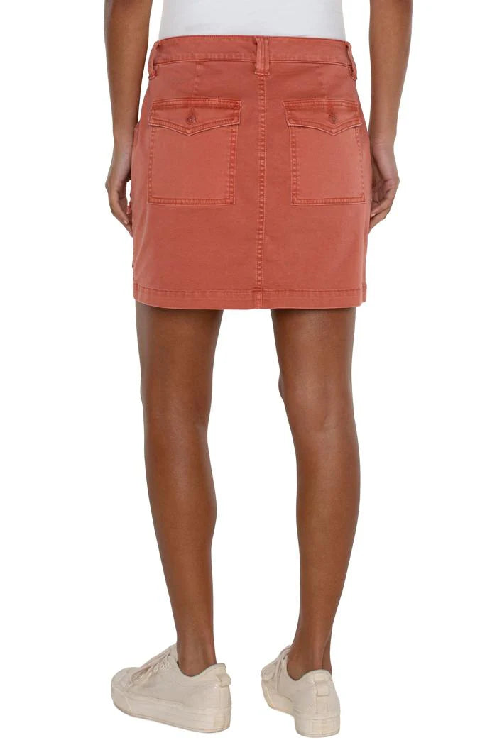 Terra Cotta Cargo Skort