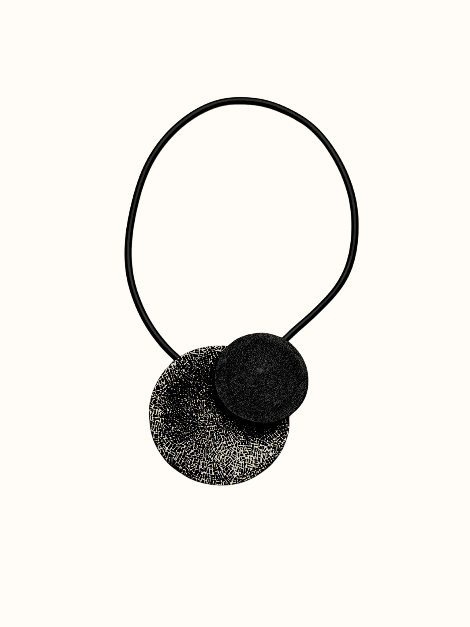 Large Coin Eclipse Necklace