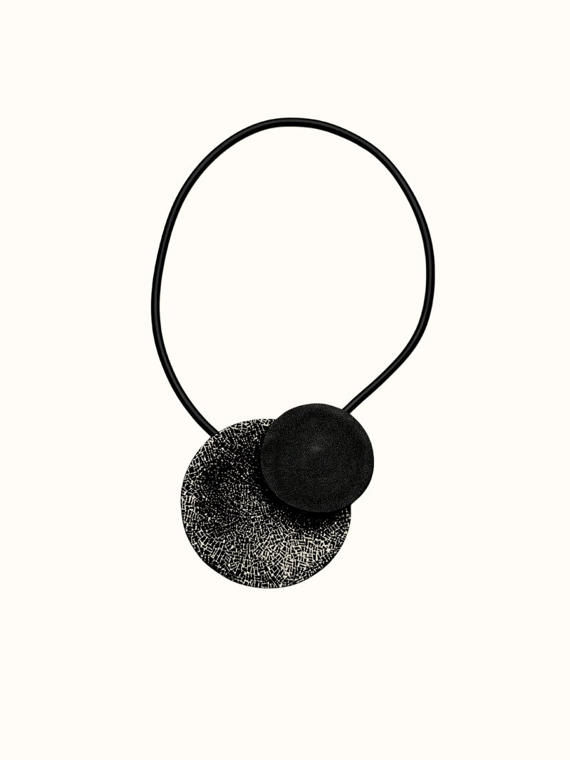Large Coin Eclipse Necklace
