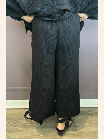 Black Gauze Amma Pant