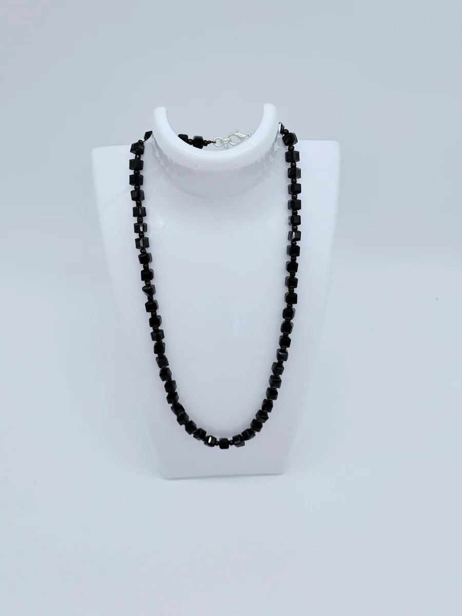 Small Crystal Cube Necklace
