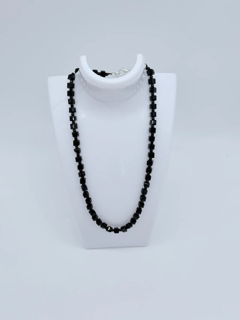 Small Crystal Cube Necklace