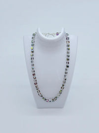 Small Crystal Cube Necklace
