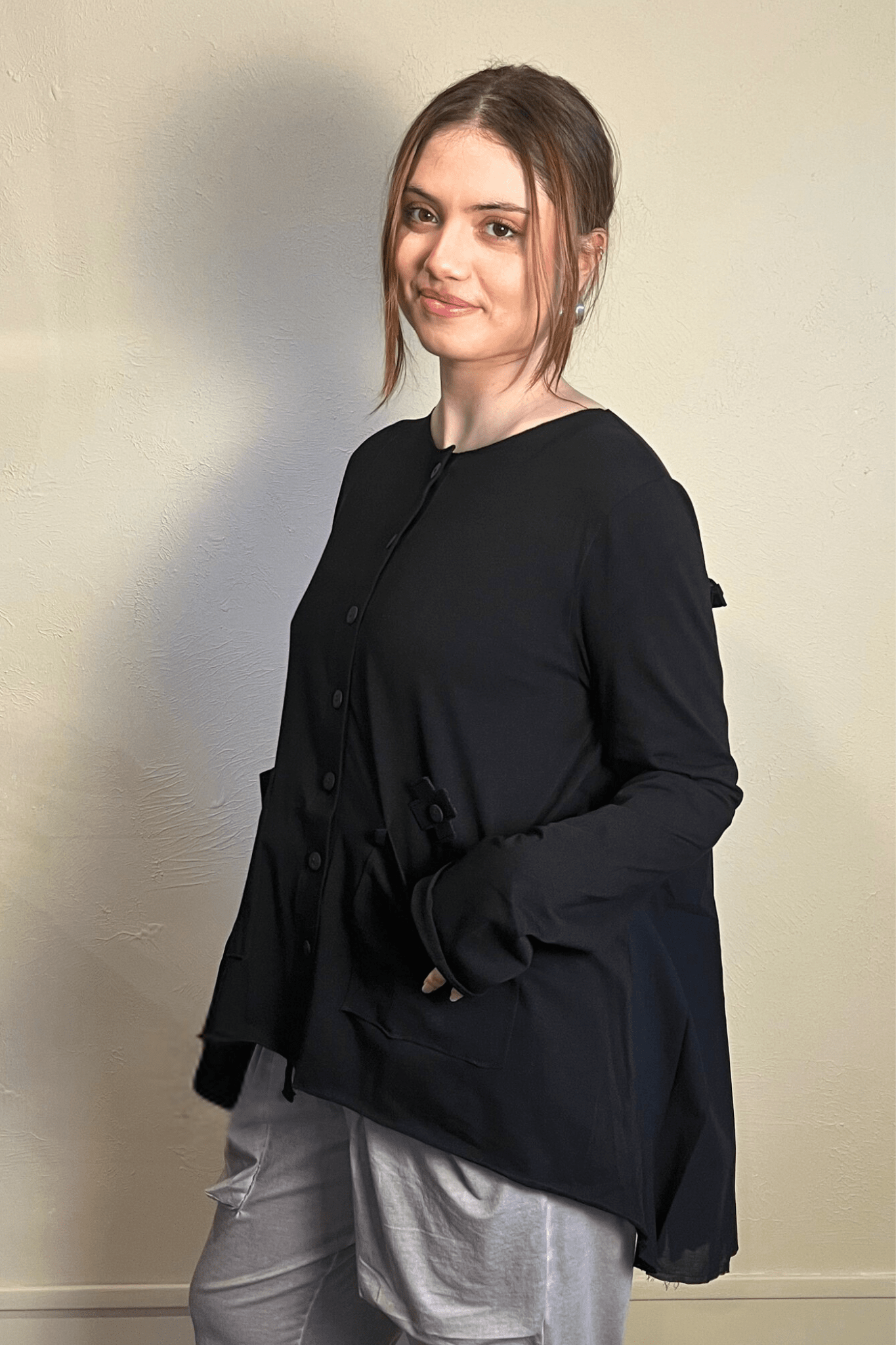 Curtain Up Top - Black