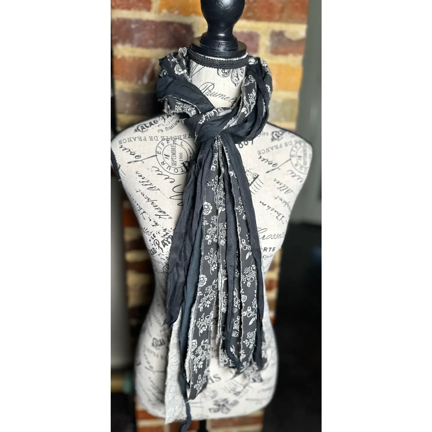 Dark Nostalgia Fringe Scarf