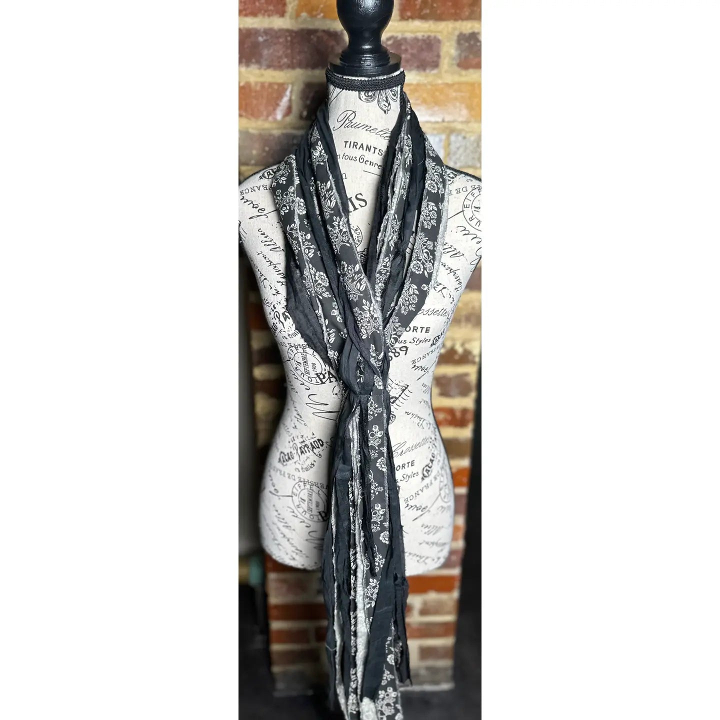 Dark Nostalgia Fringe Scarf