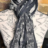 Dark Nostalgia Fringe Scarf