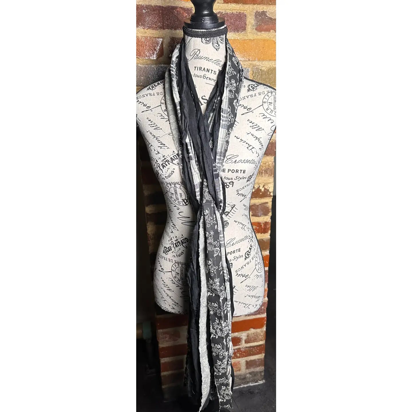 Dark Nostalgia Fringe Scarf