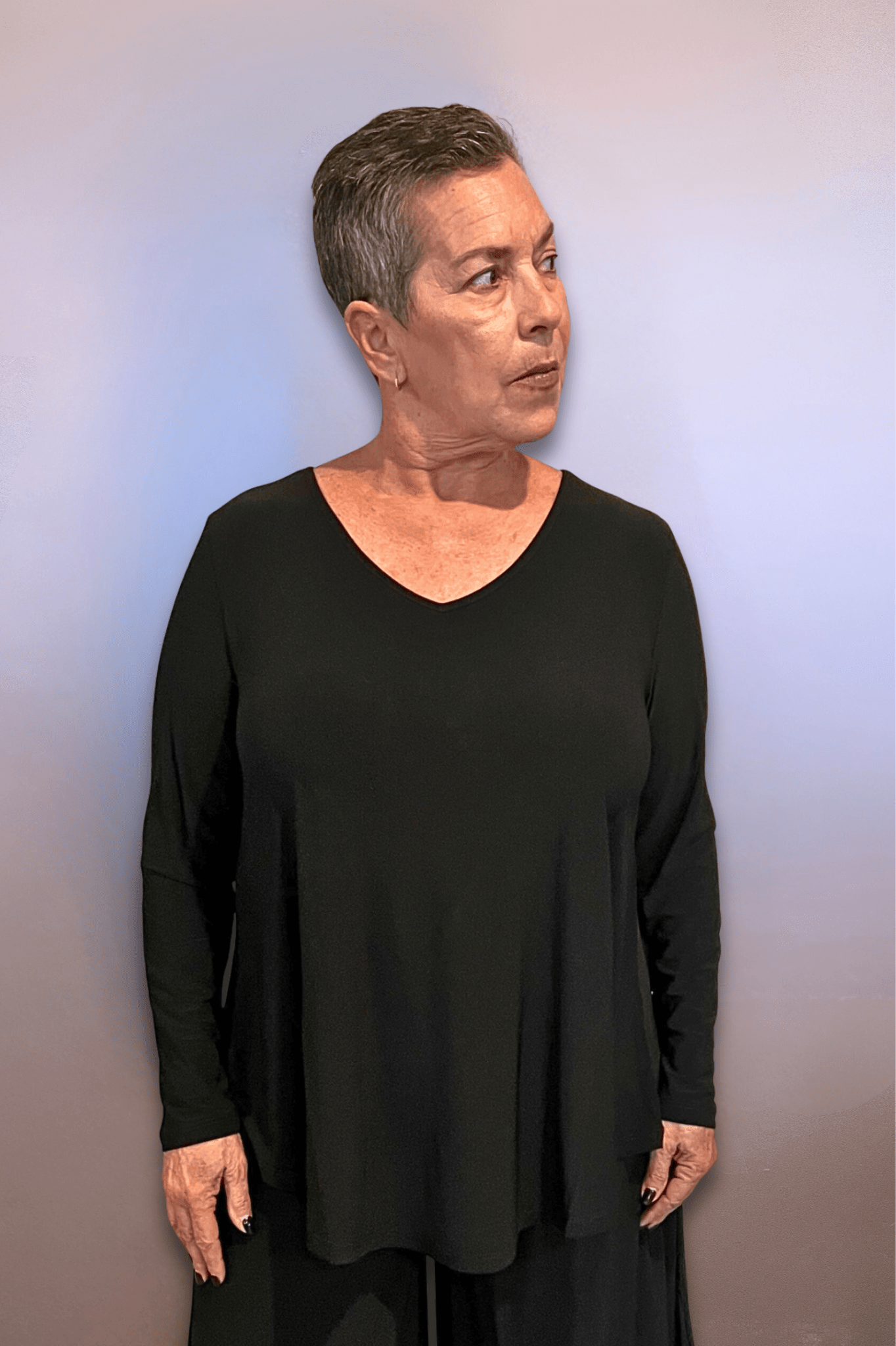 Demeter Top (Black) - Plus Size