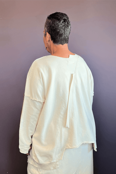 Cream Diagonal Top