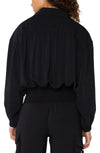 Zip-Up Dolman Jacket (Black)