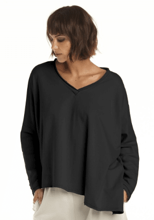 V Neck Double Angle T