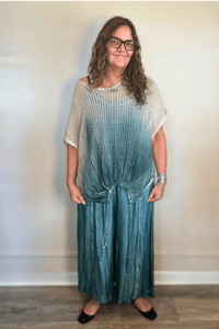 Ombré Open Knit Sweater