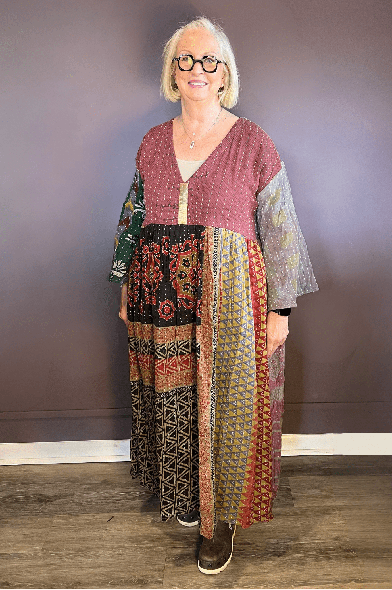 11. Kantha Sunrise Dress