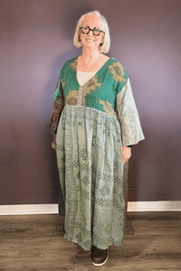 12. Kantha Sunrise Dress