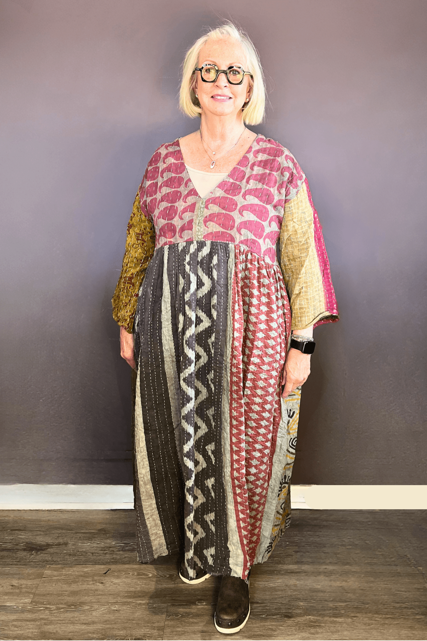 7. Kantha Sunrise Dress