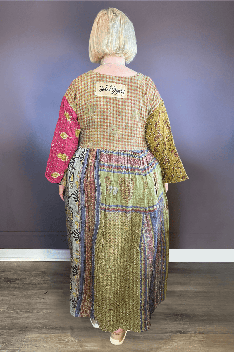 7. Kantha Sunrise Dress