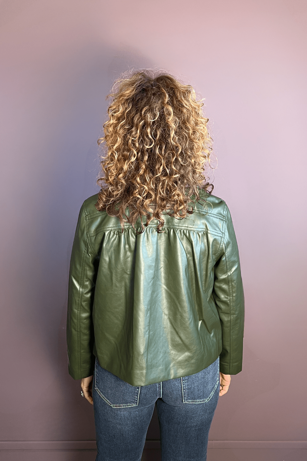 Faux Leather Jacket