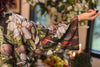 Fleur De Lune Crop Kimono