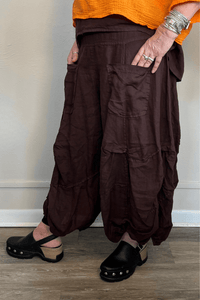 Linen Full Pleat Pant