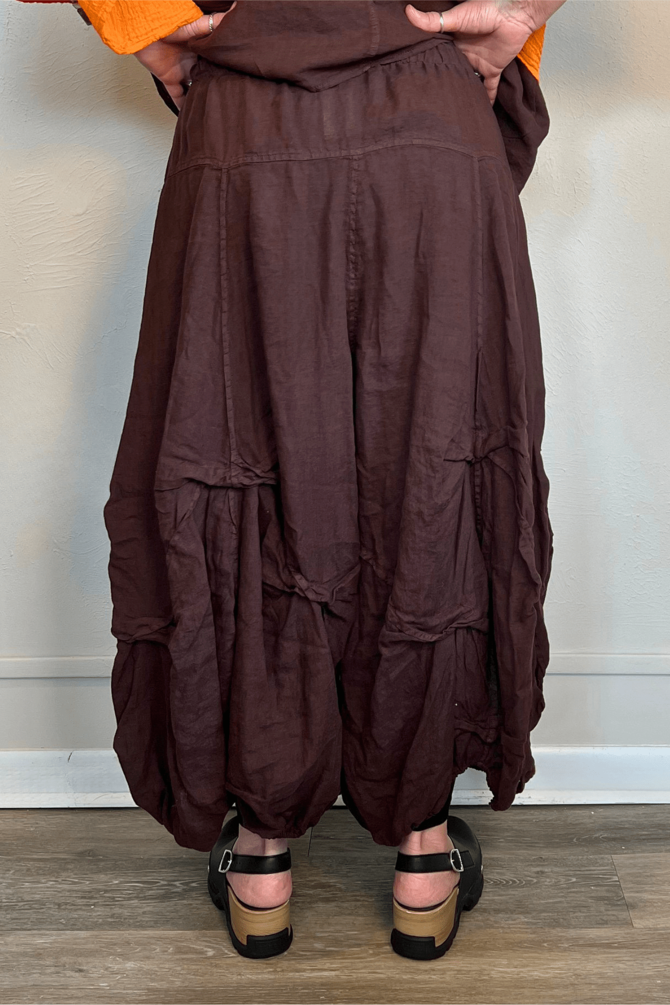 Linen Full Pleat Pant