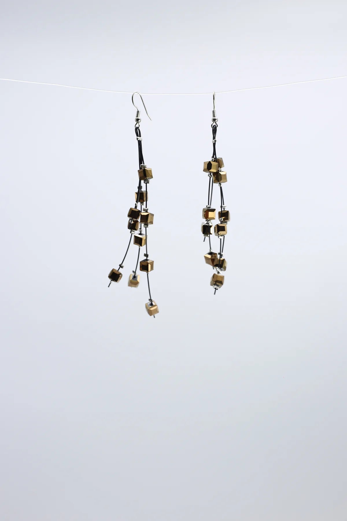 Crystal Cube Earrings
