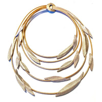 Gold Leaves Necklace