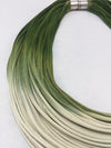 Short Multi-Strand Ombre Necklace