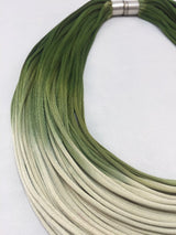 Short Multi-Strand Ombre Necklace